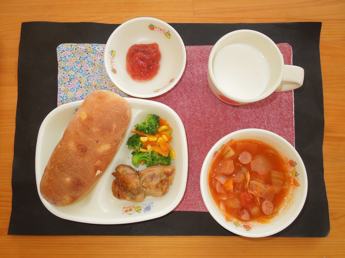 今日の給食 鹿児島県志布志にある幼稚園 しぶし幼稚園